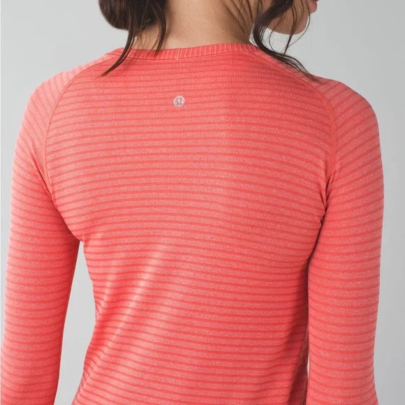 Lululemon  swiftly tech Coral Long Sleeve Top - Picture 6 of 16
